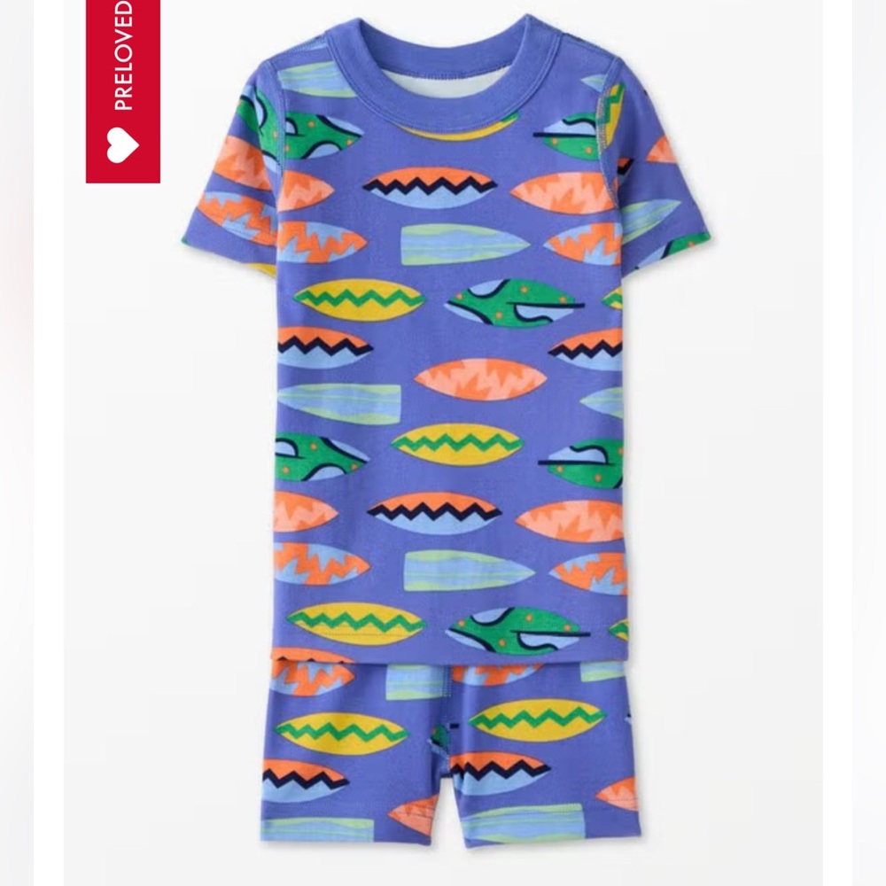 Hanna Andersson Surfboard pajamas 4T